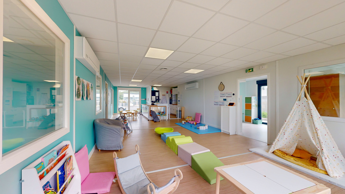 Salle de classe et crèche modulaire ERP