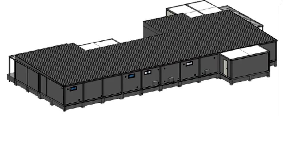 Ensemble de restauration modulaire — camp de Cincu