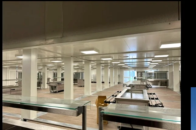 Salle de restauration — Camp Alain Mimoun, JO Paris 2024