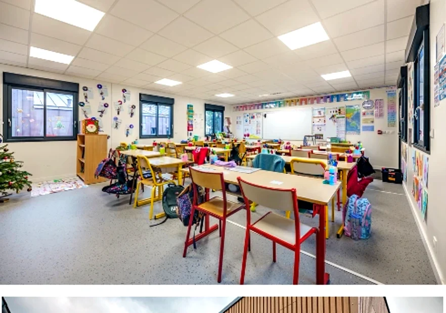 Salle de classe équipée et lumineuse — Perrigny-lès-Dijon