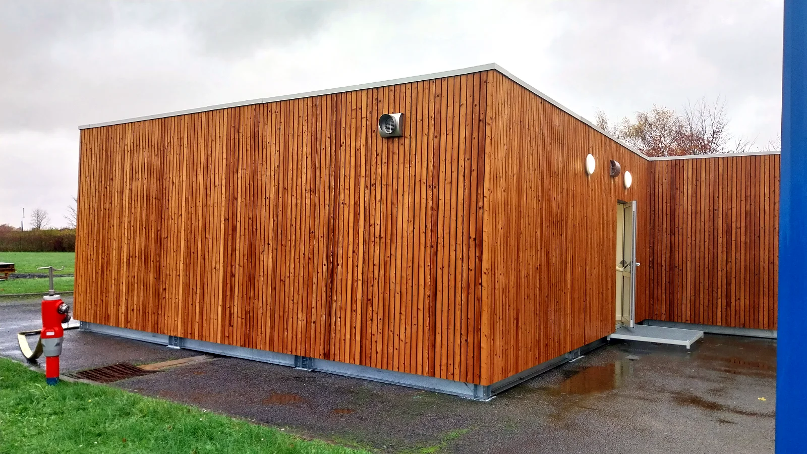 Extension bois 4 chambres accolée à la caserne — SDIS 62